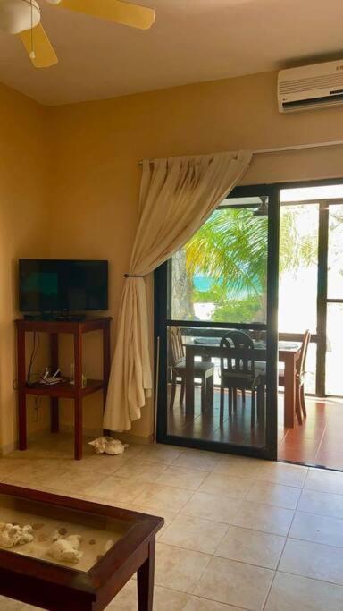 Beachfront Apartment With Swimming Pool. One Bedroom Celestun Zewnętrze zdjęcie